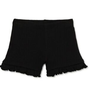 ❣️FREE WITH PURCHASE - Black Ruffle Hem Shorts